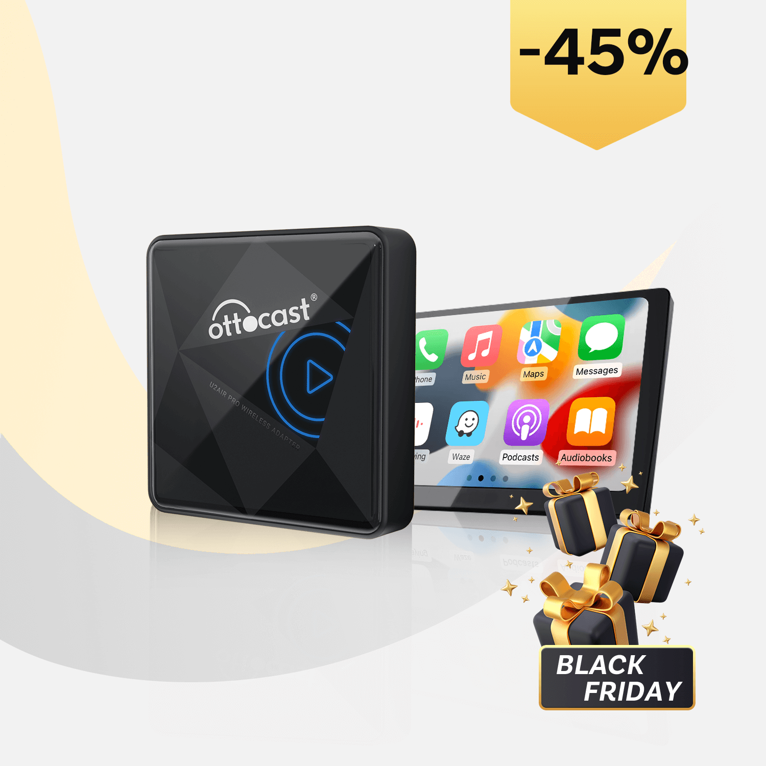 U2AIR Pro Wireless CarPlay Adapter