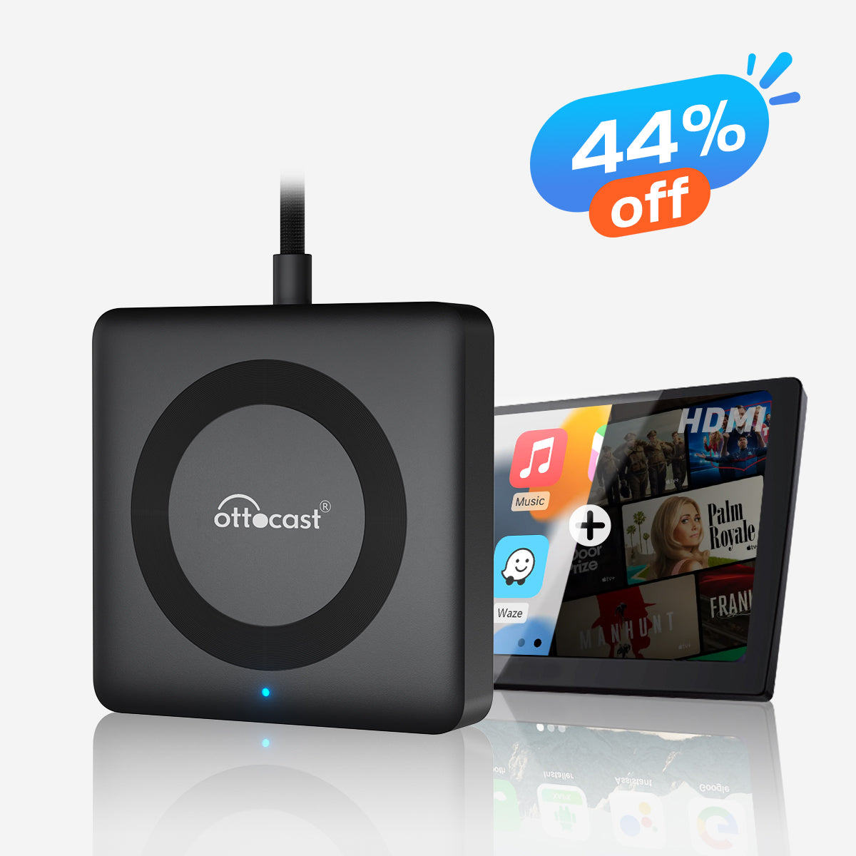 Car TV Mate Max IV Universale: CarPlay Wireless e Android Auto con contenuti multimediali HDMI