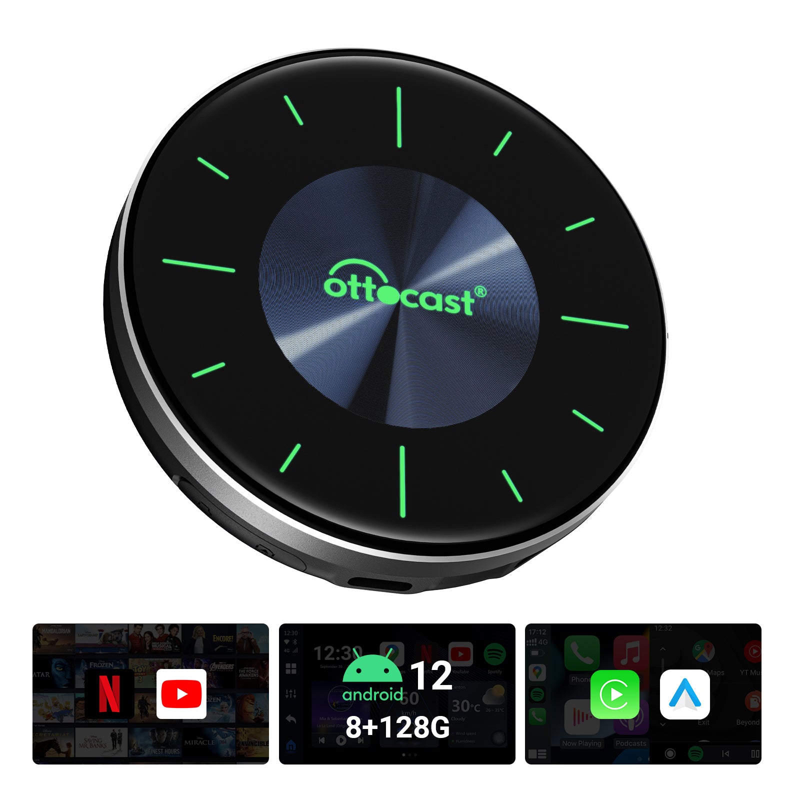 Ottocast-P3-AI-Box-wireless-CarPlay-e-Android-Auto