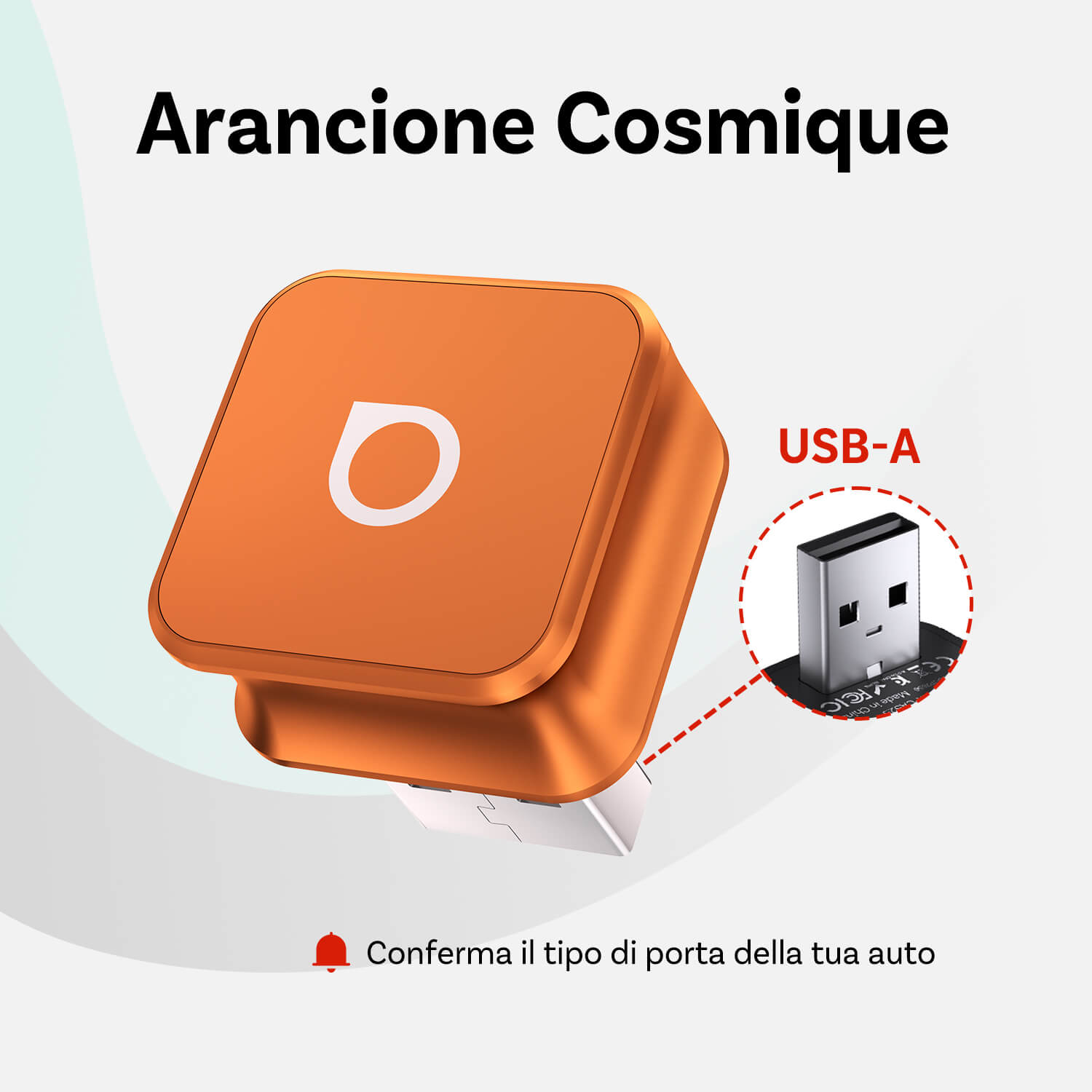 OTTOCAST®Mini cube 3.0 Adapter - Cosmic Orange