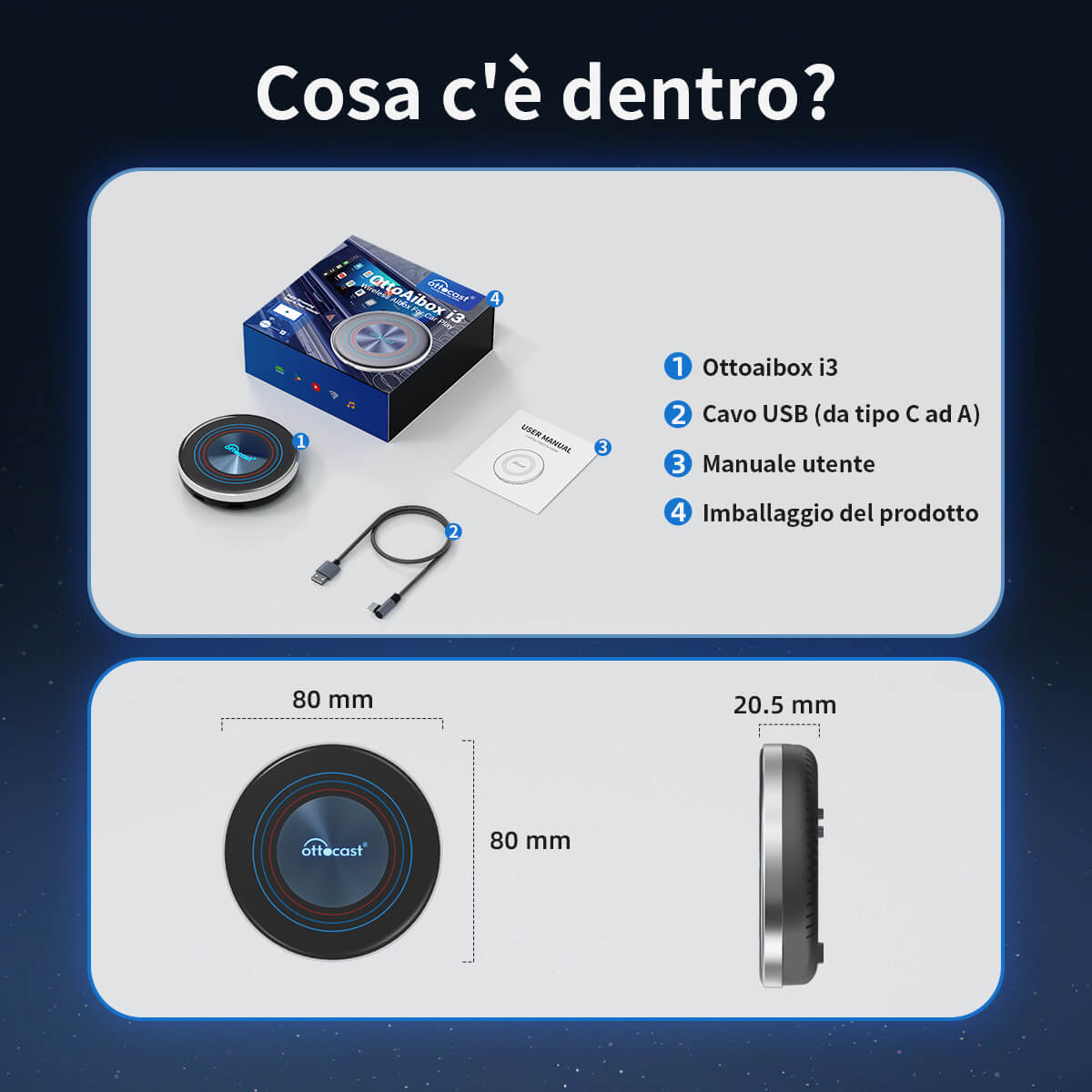 Ottoaibox-i3-AIbox-Pacchetto -comprensivo-di