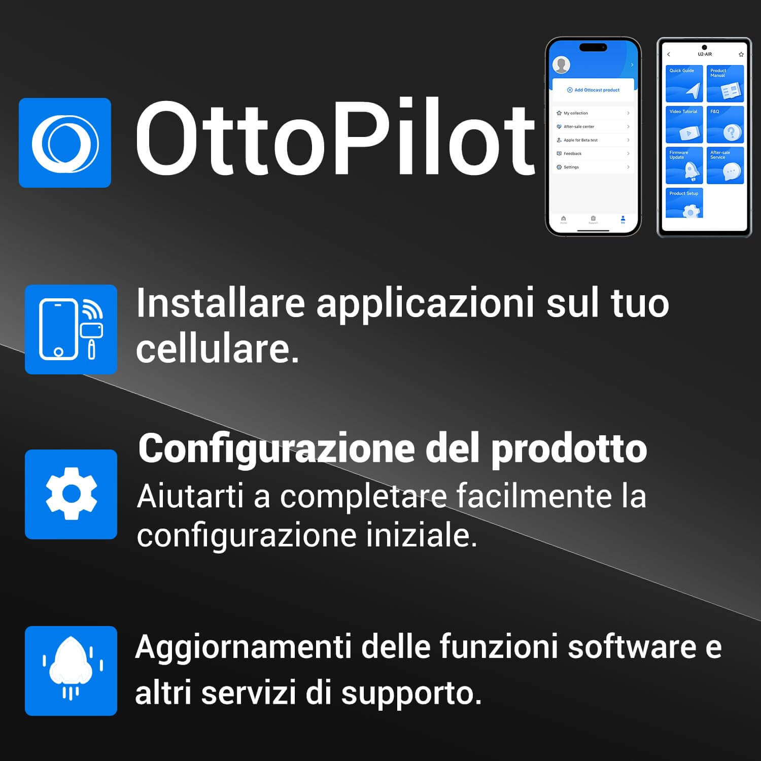 Ottocast® U2AIR Pro Adattatore CarPlay Wireless