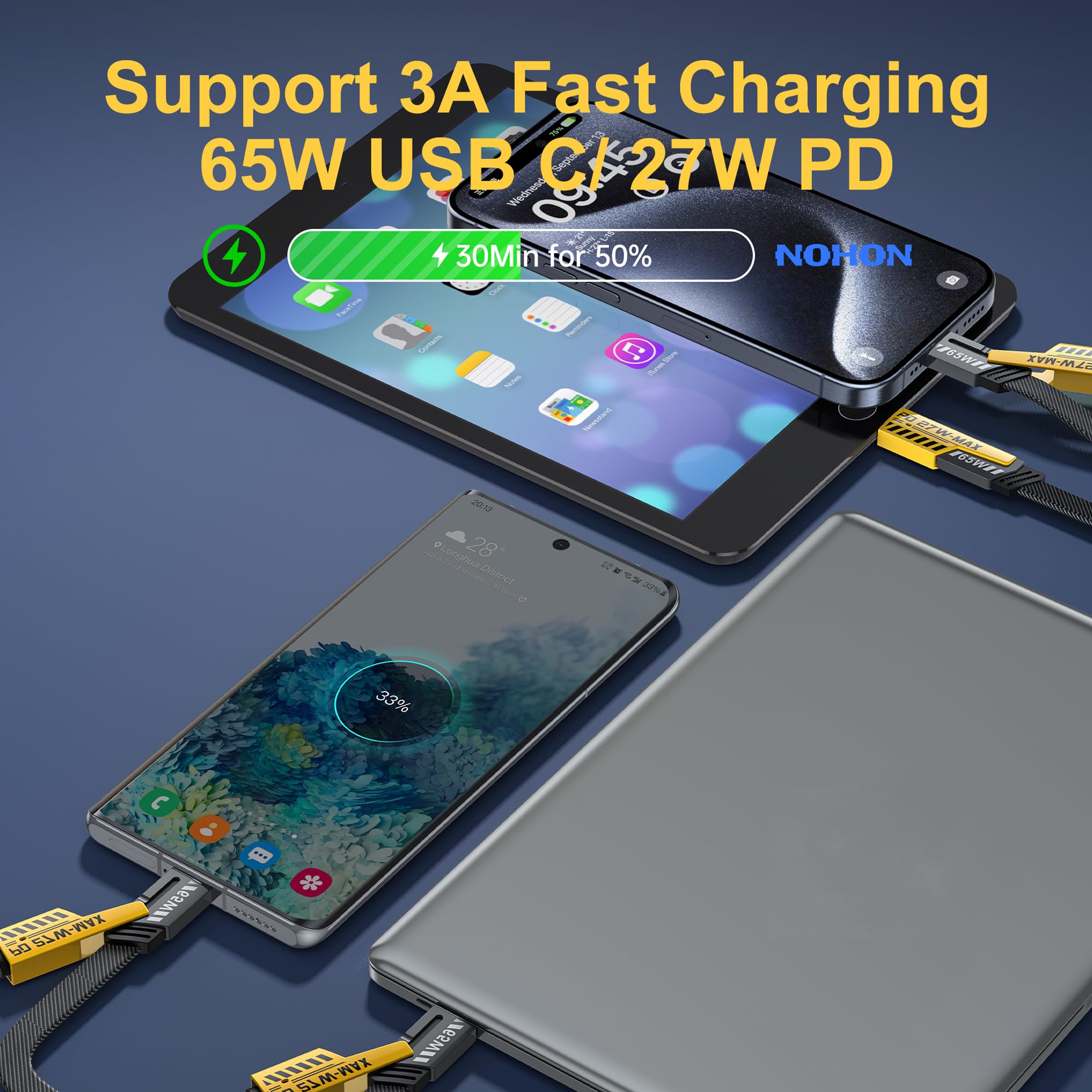 Cavo di ricarica rapida universale 4 in 1