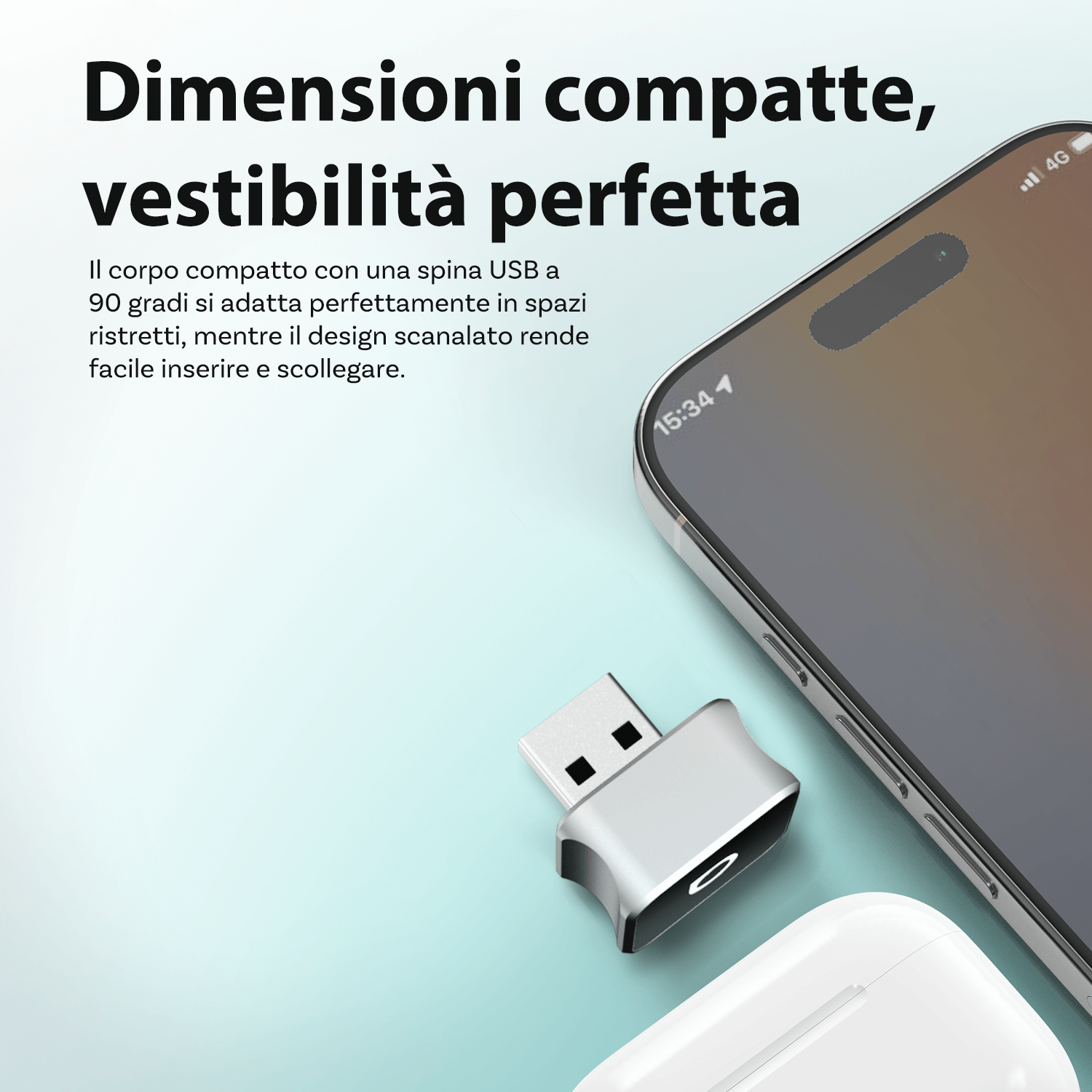 Ottocast® Mini Cube 3.0 Wireless Adapter for CarPlay and Android Auto