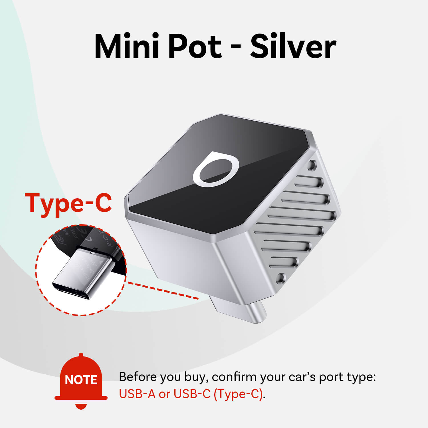 Ottocast® Mini Slim 3.0 Adattatore Wireless CarPlay e Android Auto