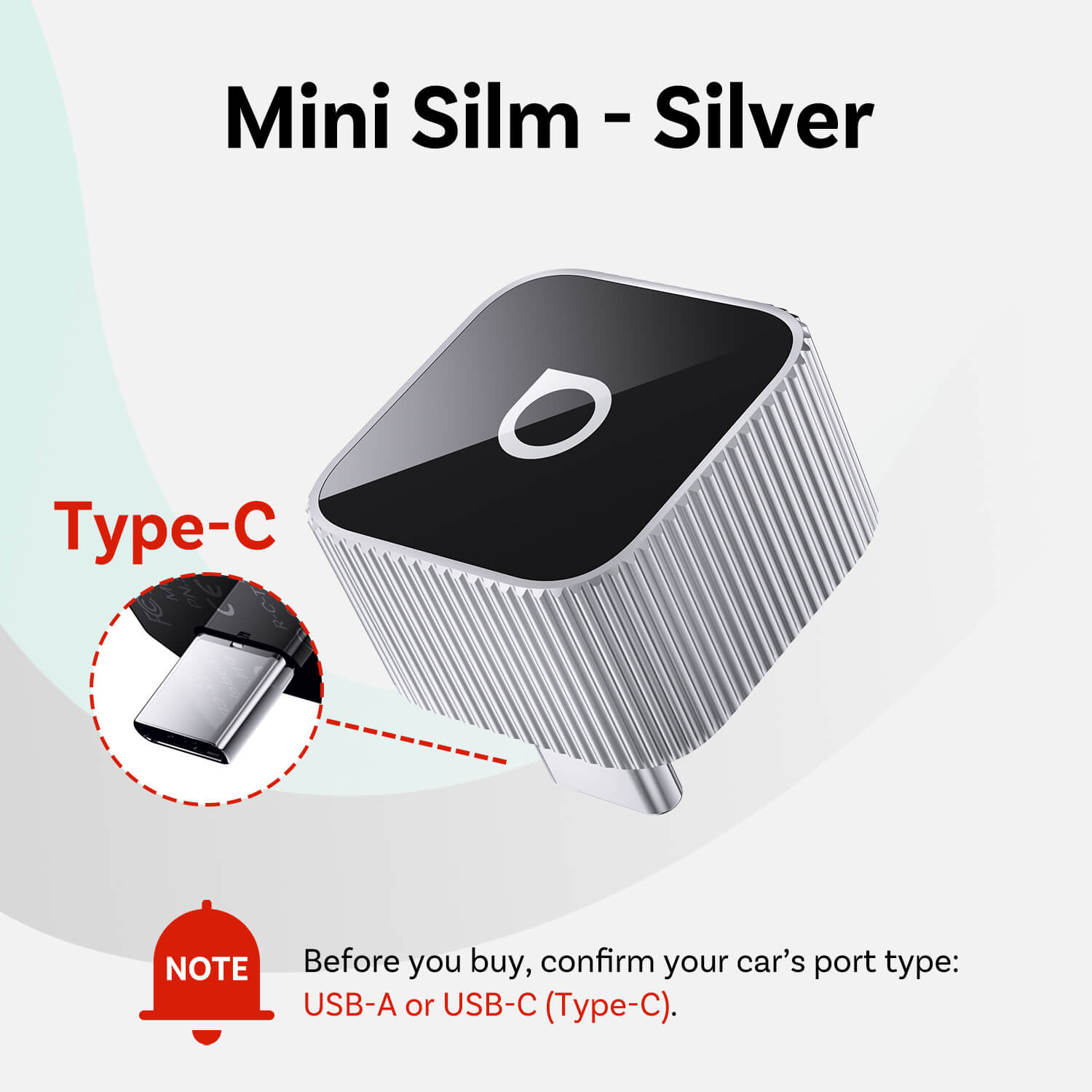Ottocast® Mini Slim 3.0 Wireless CarPlay and Android Auto Adapter
