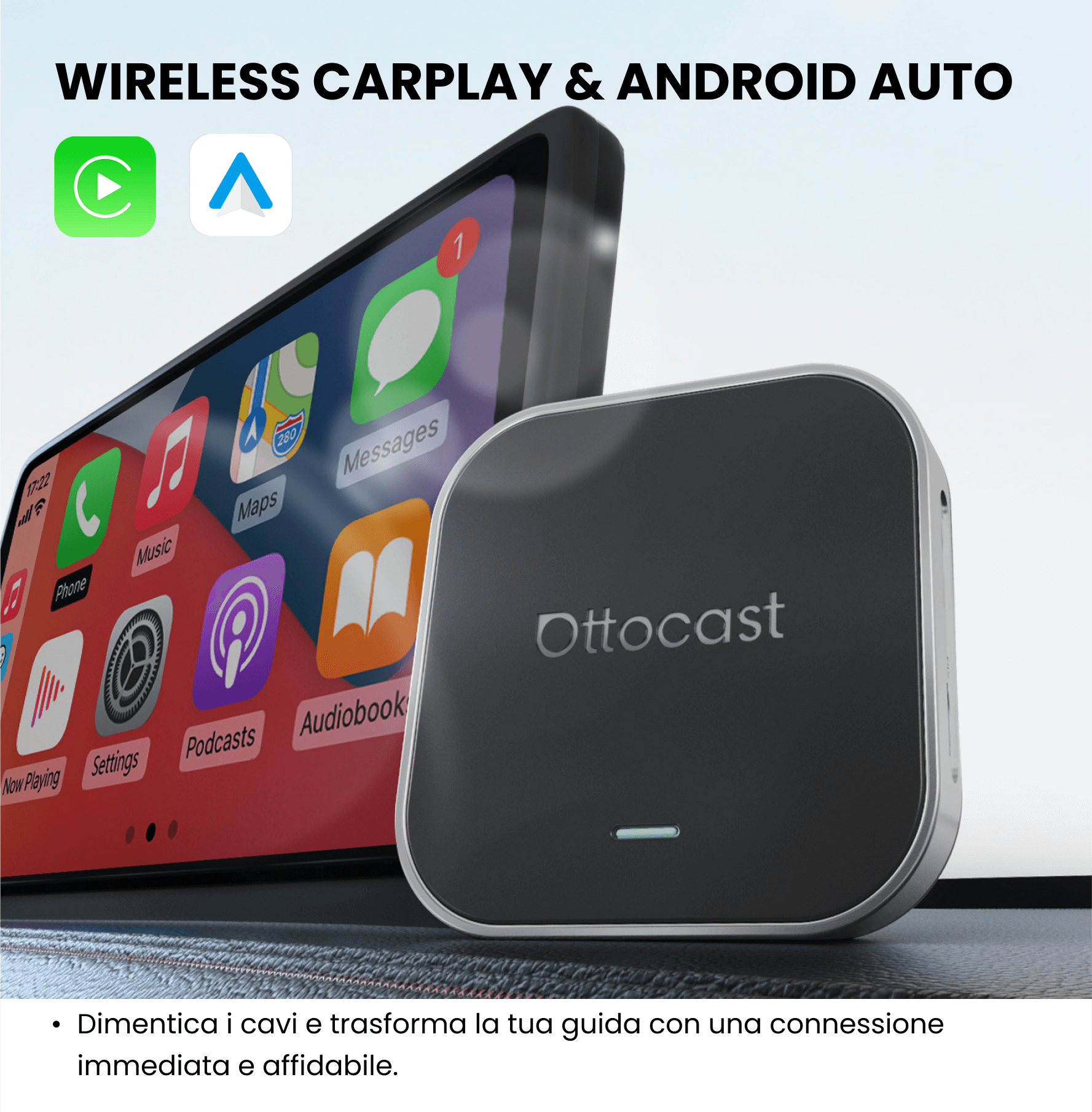Ottocast® OttoAibox E2 CarPlay AI Box