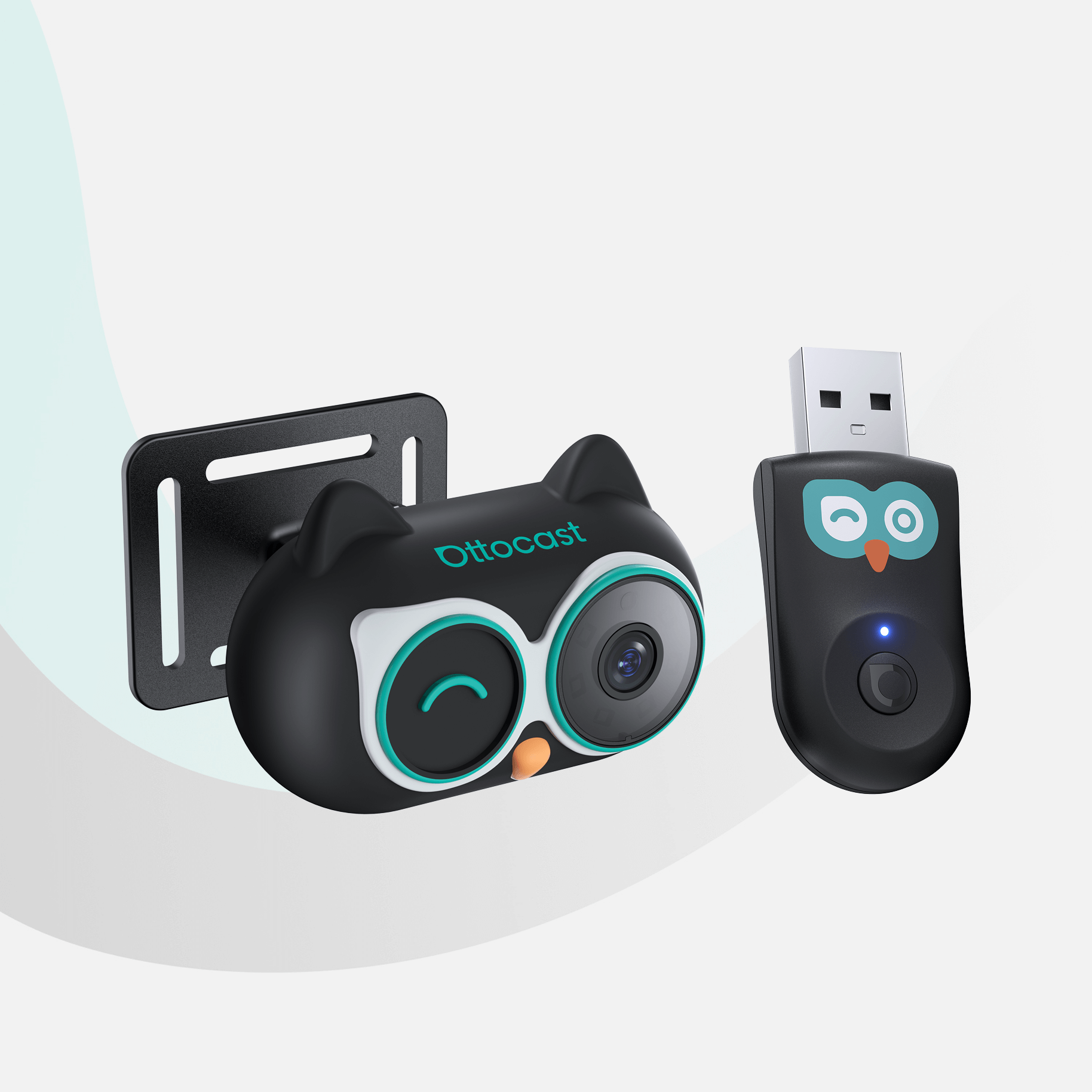 OTTOCAST® Cabin Care Adattatore CarPlay Wireless con Monitoraggio