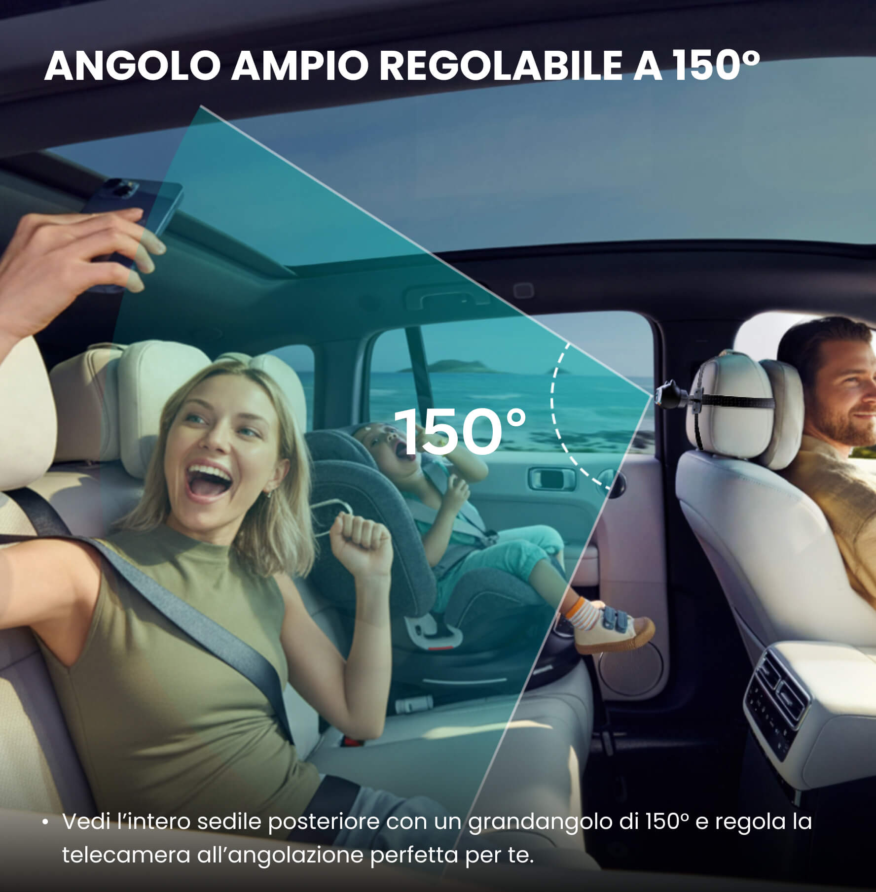 OTTOCAST® Cabin Care Adattatore CarPlay Wireless con Monitoraggio