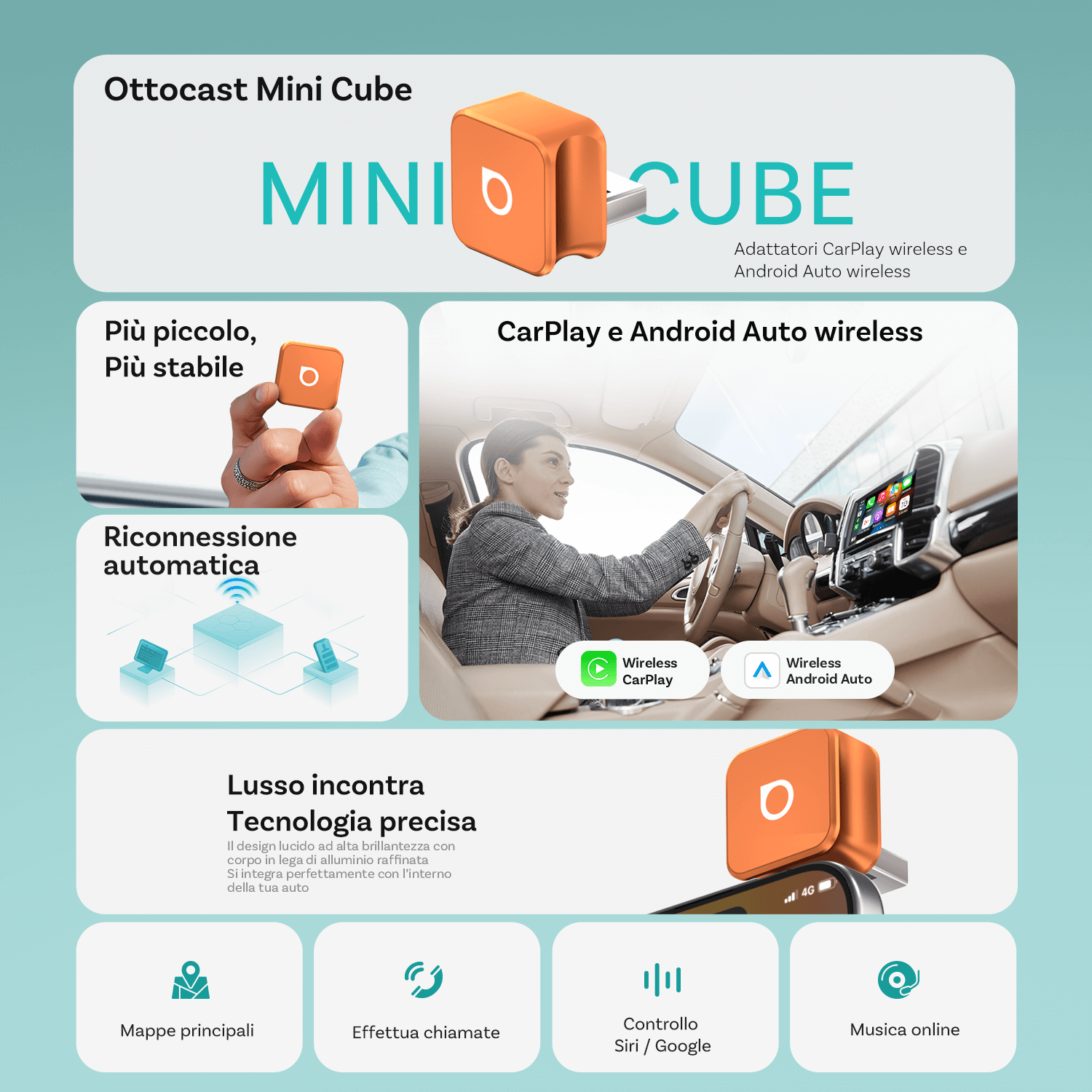 Mini cube 3.0 Adapter - Cosmic Orange
