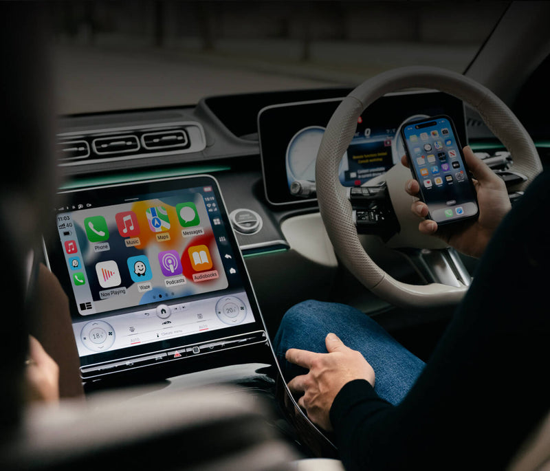 <h3><strong>CarPlay e Android Auto wireless senza interruzioni</strong></h3>