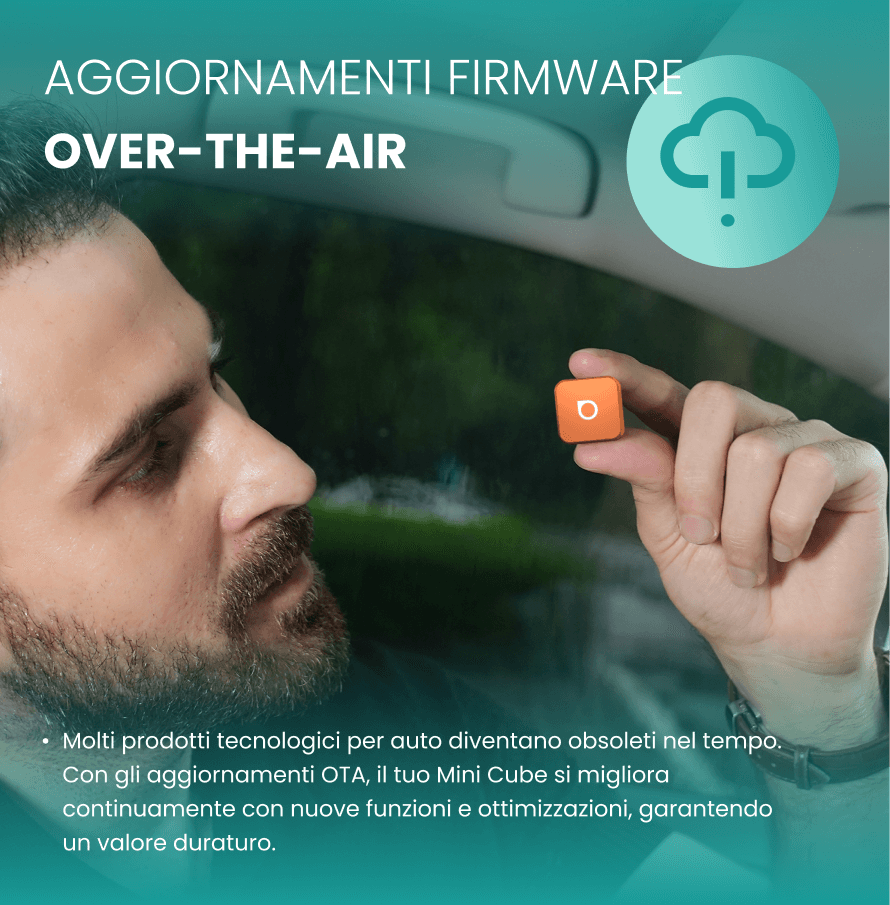 Ottocast mini cube 3.0 Adapter - Cosmic Orange