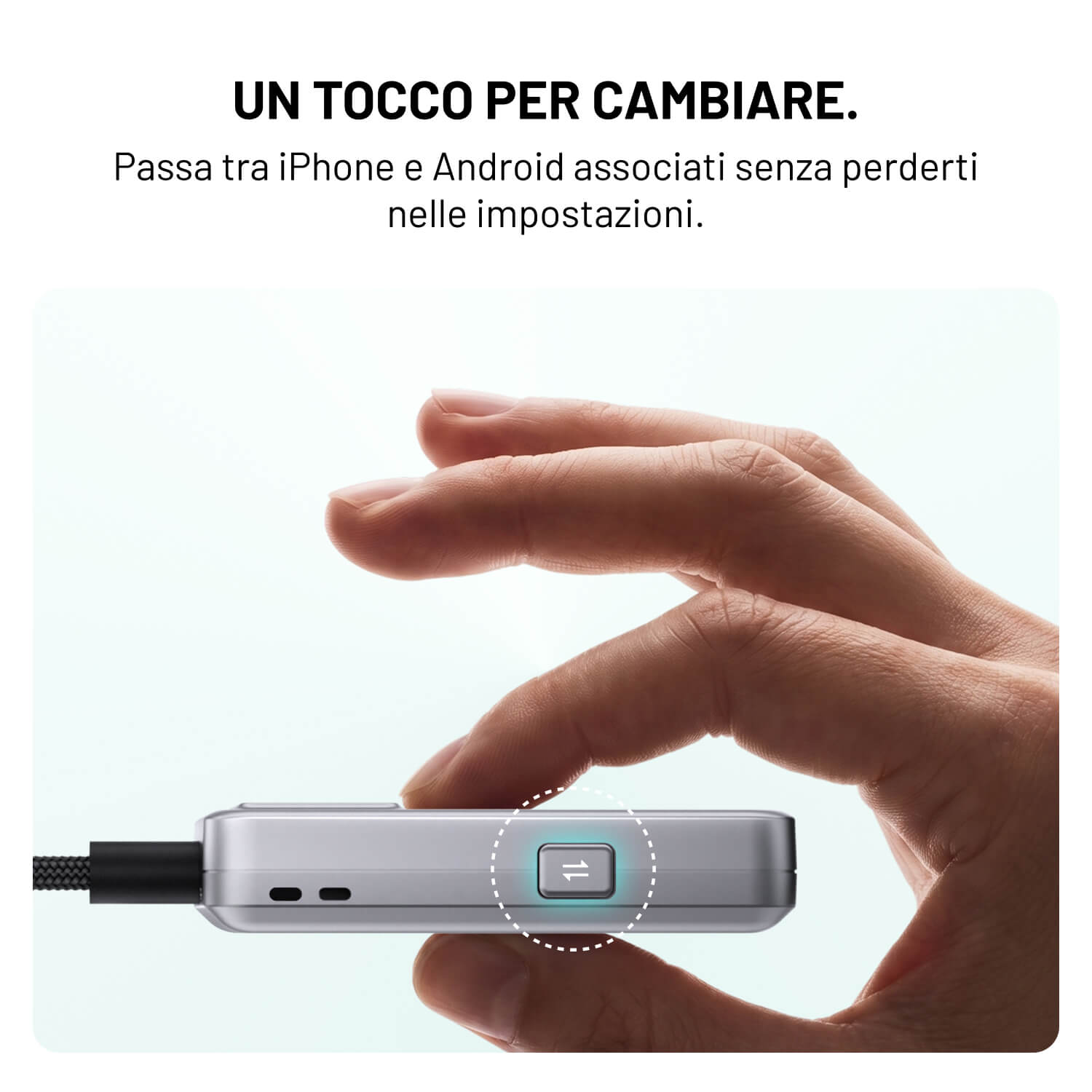 U2Air Edge – Adattatore Wireless per CarPlay e Android Auto