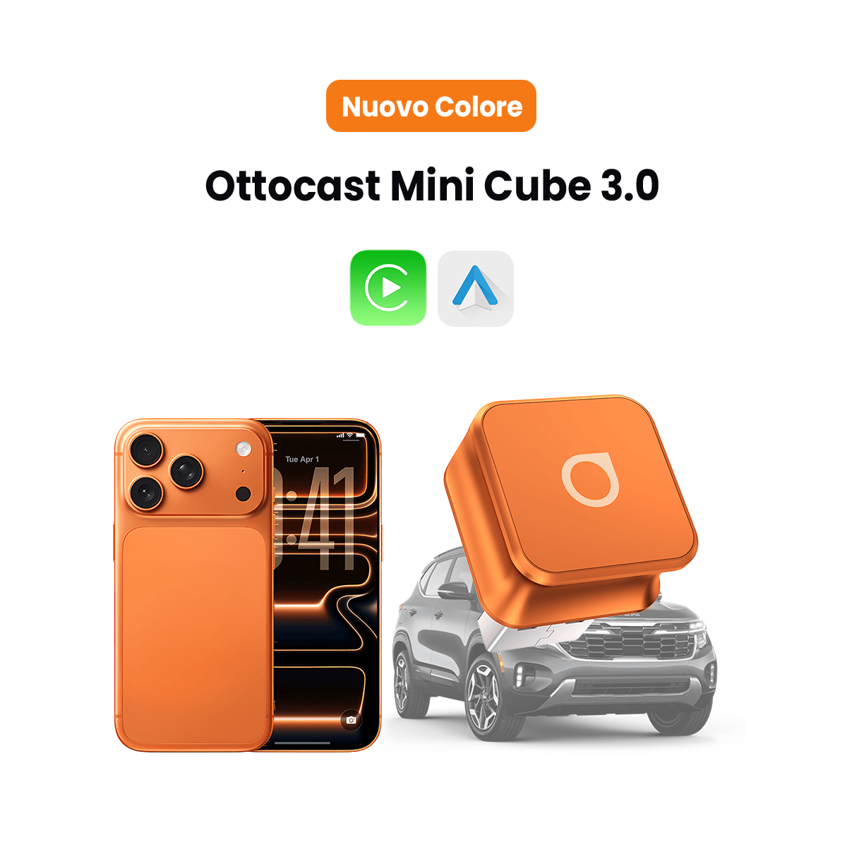 Mini cube 3.0 Adapter - Cosmic Orange
