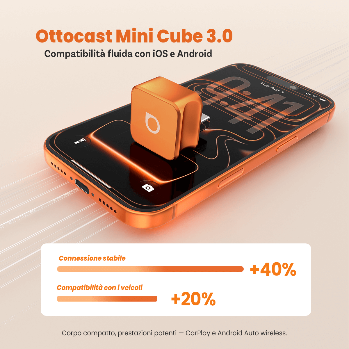 Mini cube 3.0 Adapter - Cosmic Orange