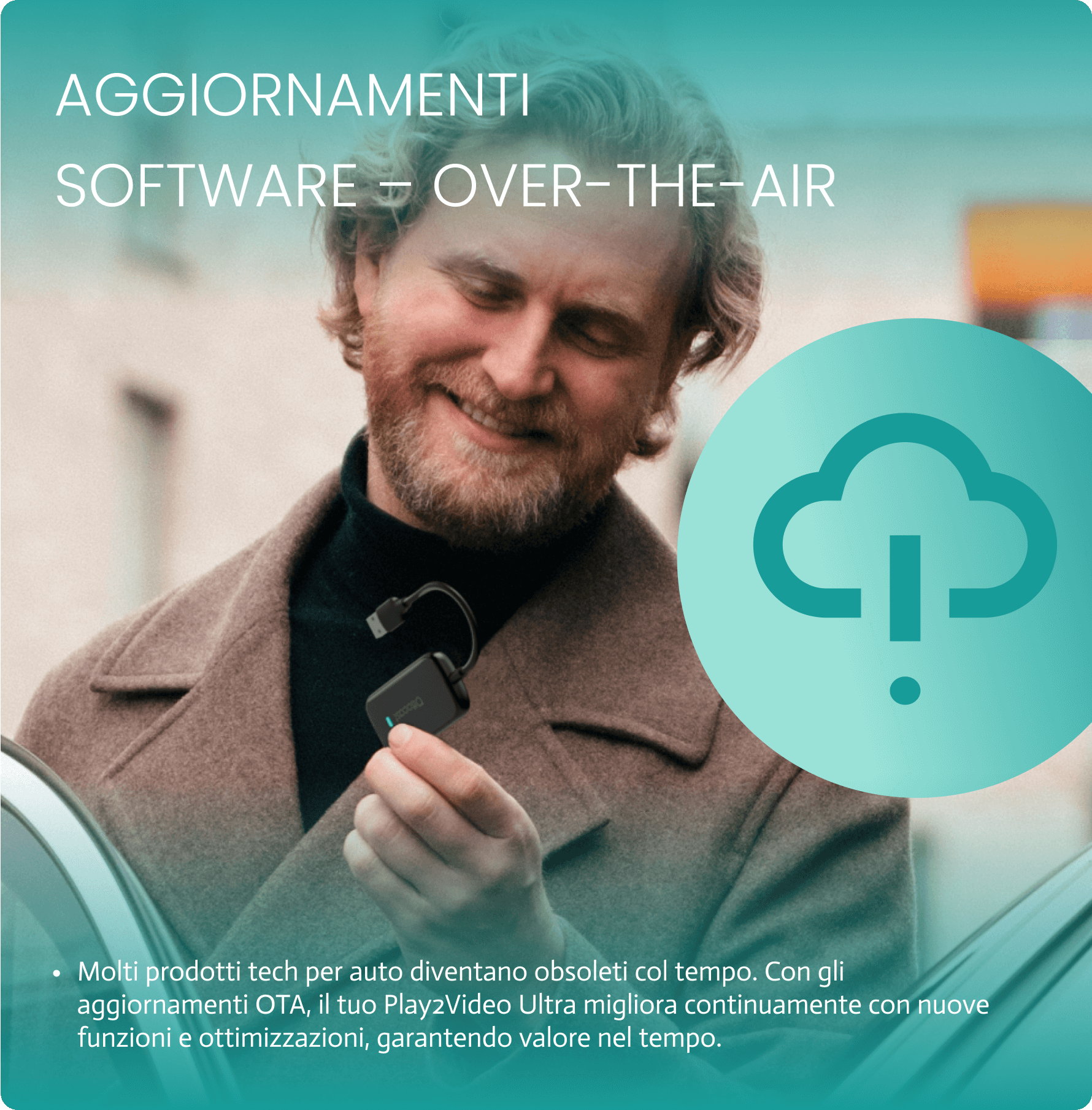 OTTOCAST® Play2Video Ultra Adattatore All-in-1 Con App Hub