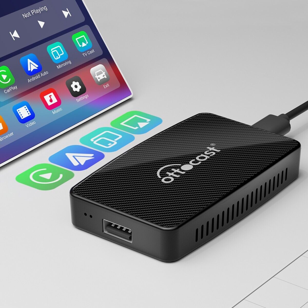 (🎁Sconto del 40% per un tempo limitato) Play2Video Pro Adattatore 3 in 1 con YouTube e Netflix