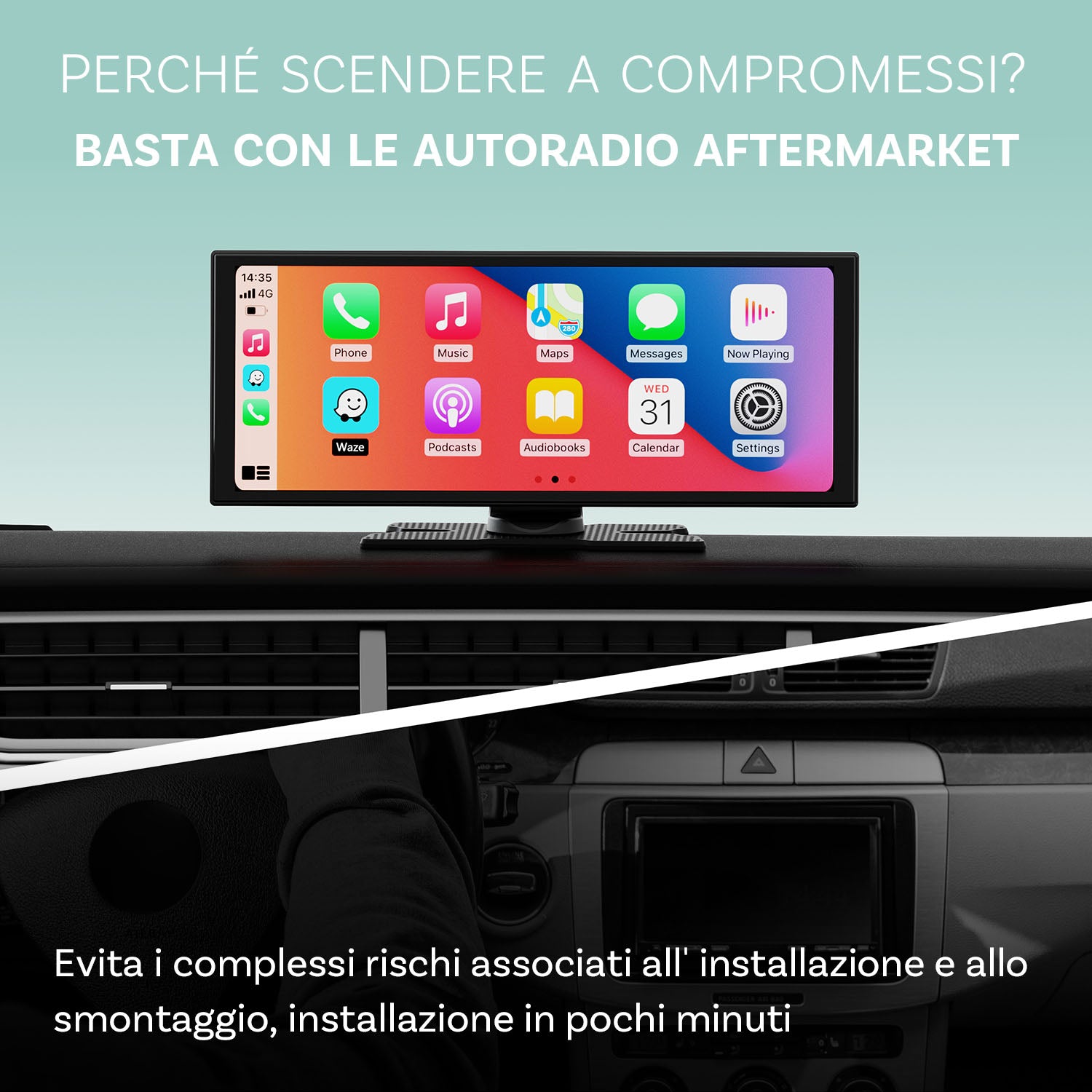 Schermo portatile per auto ScreenFlow