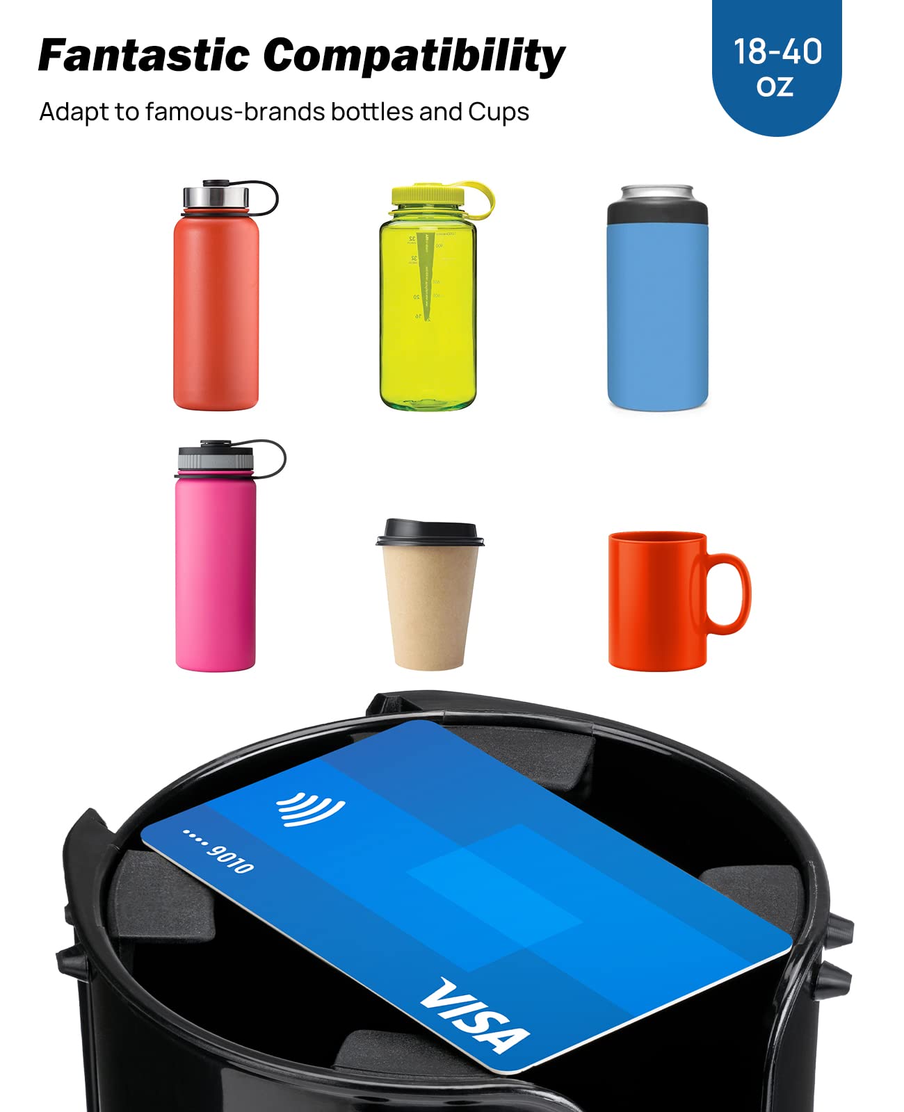 Vassoio portabicchieri per auto