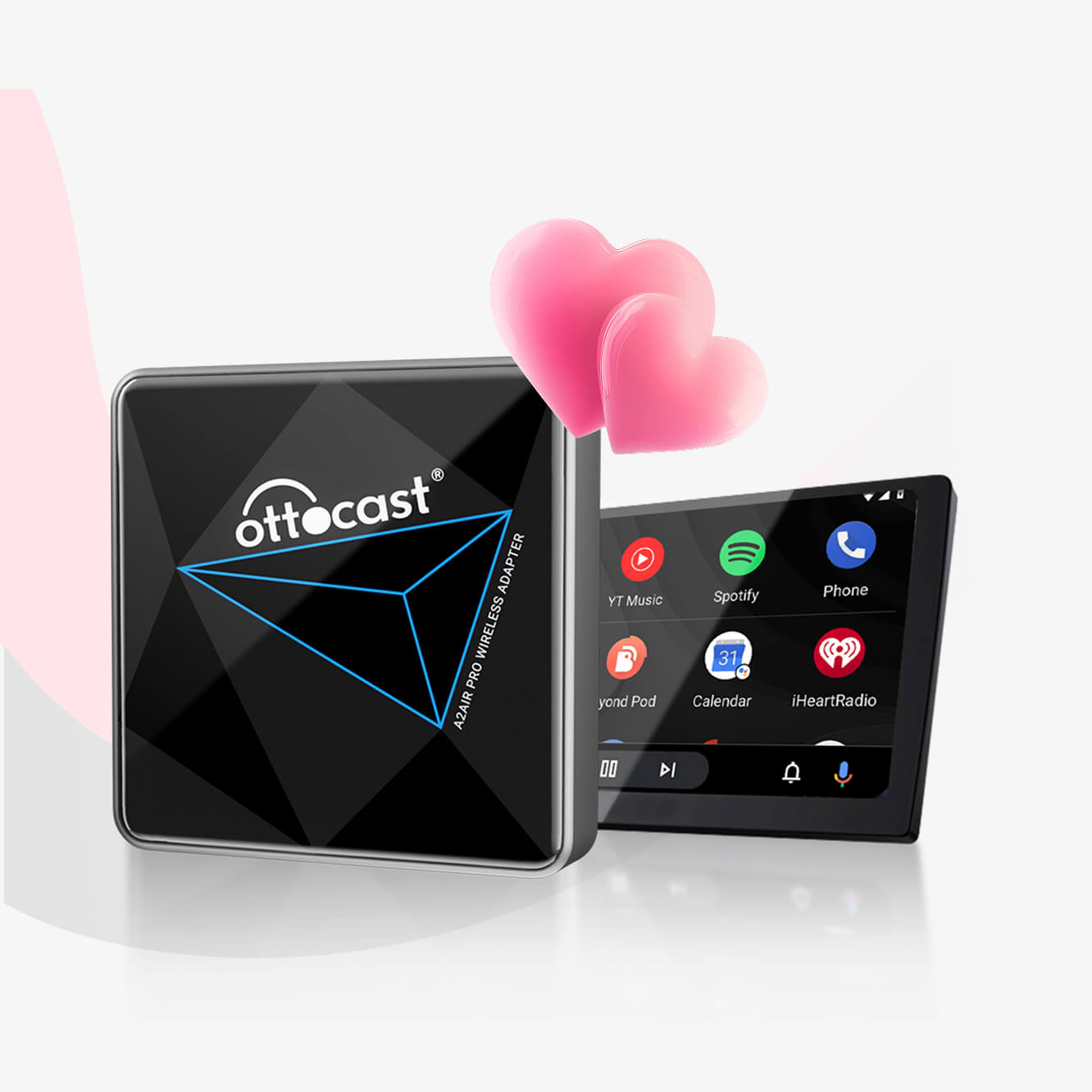 Ottocast® A2Air Pro Adattatore Android Auto Wireless