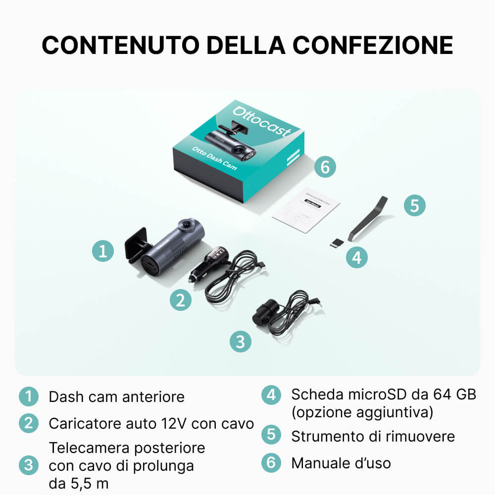 OttoSafe Dash Cam per la serie OttoAibox