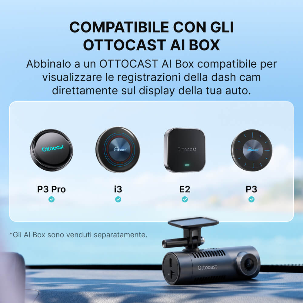 OttoSafe Dash Cam per la serie OttoAibox
