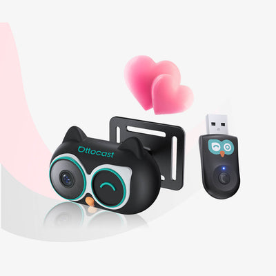 OTTOCAST® Cabin Care Adattatore CarPlay Wireless con Monitoraggio