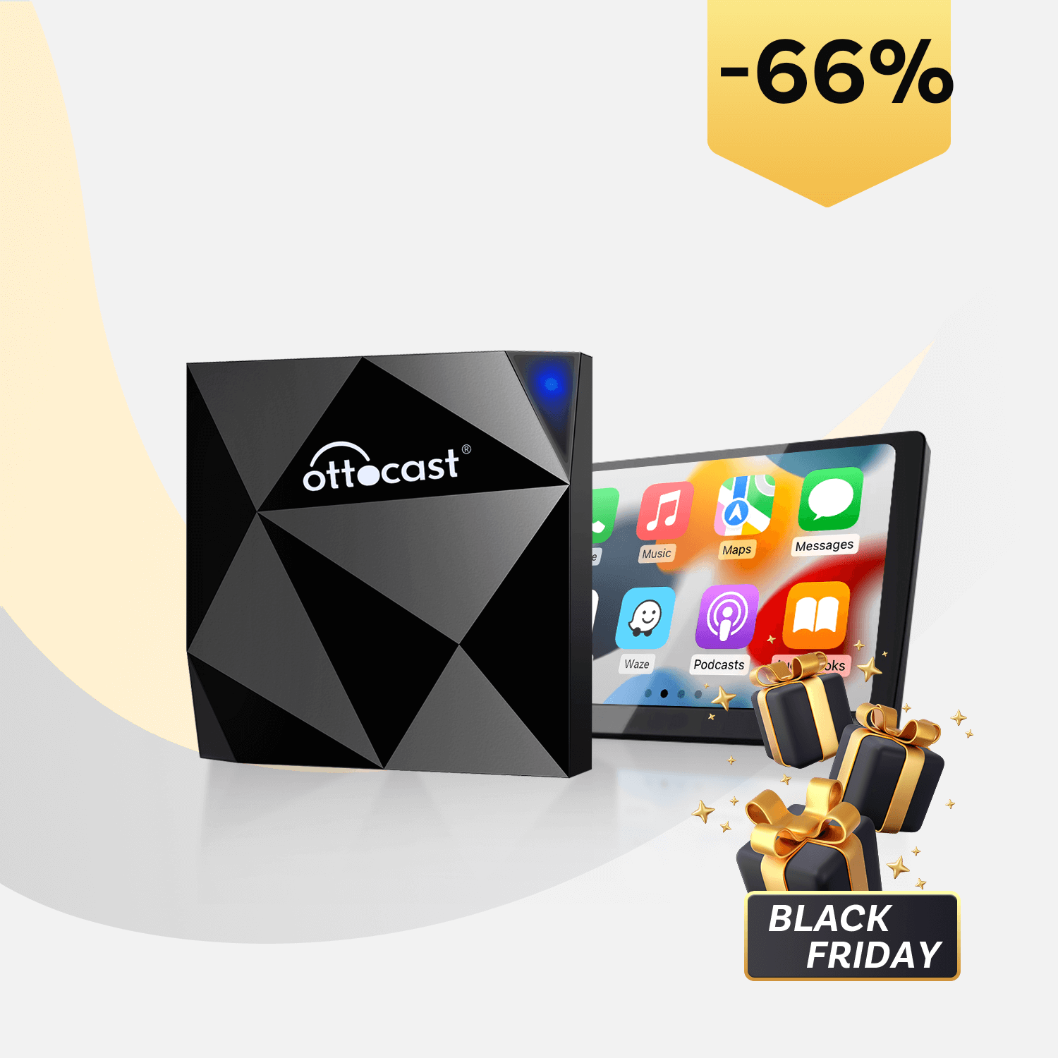 Ottocast® U2-AIR Adattatore CarPlay Wireless