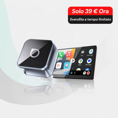 OTTOCAST® Mini Cube 3.0 Adattatore Wireless CarPlay e Android Auto