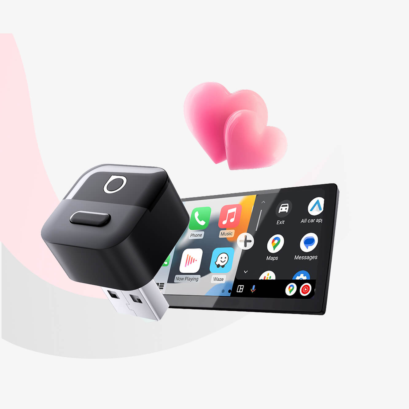 Ottocast Mini Pico, adattatore CarPlay/Android Auto wireless