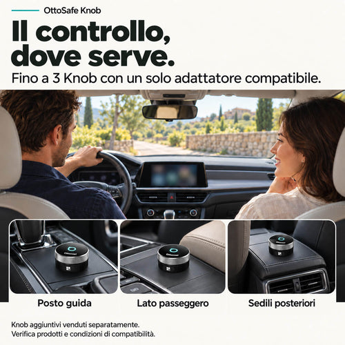 OTTOCAST OttoSafe Knob - Controller fisico per CarPlay