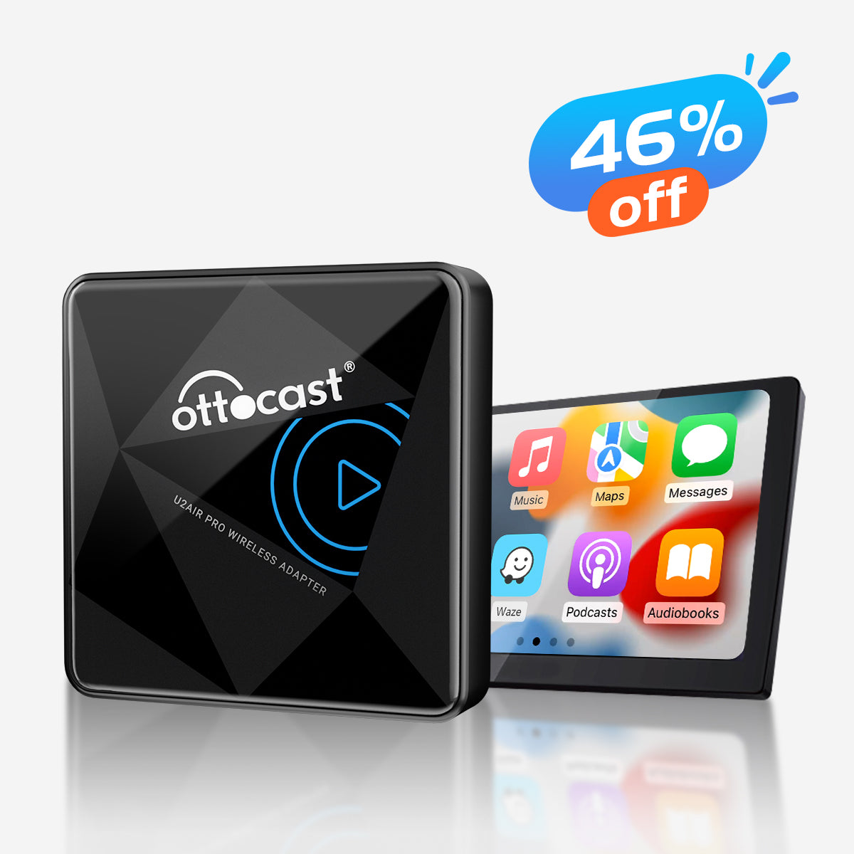 Ottocast® U2AIR Pro Adattatore CarPlay Wireless