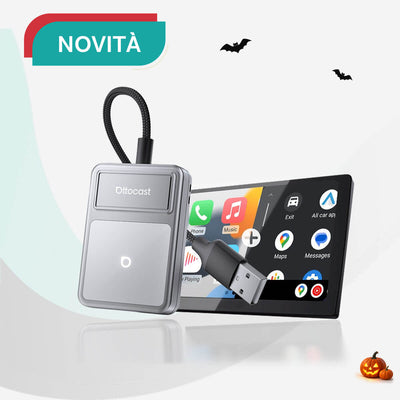OTTOCAST U2Air Edge – Adattatore Wireless per CarPlay e Android Auto