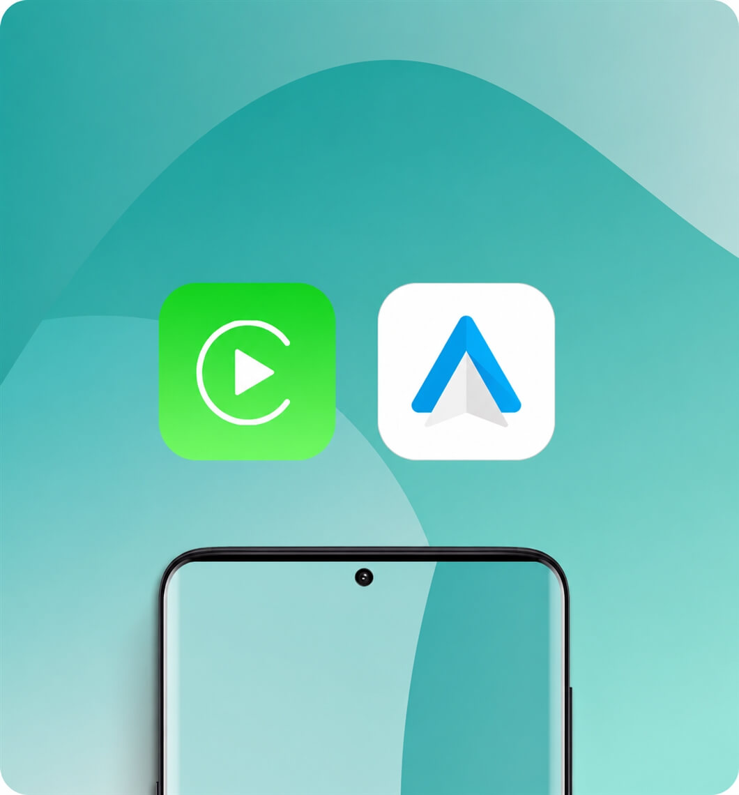 <h4><strong>Libertà con CarPlay o Android Auto wireless</strong></h4>