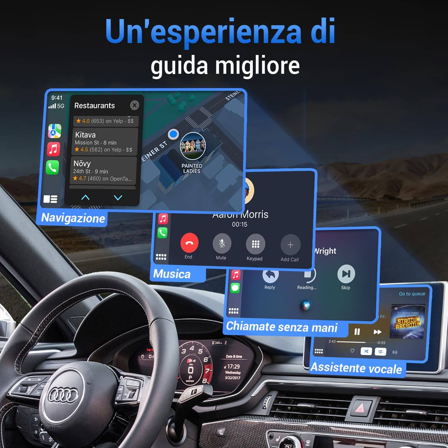 Ottocast® U2AIR Pro Adattatore CarPlay Wireless