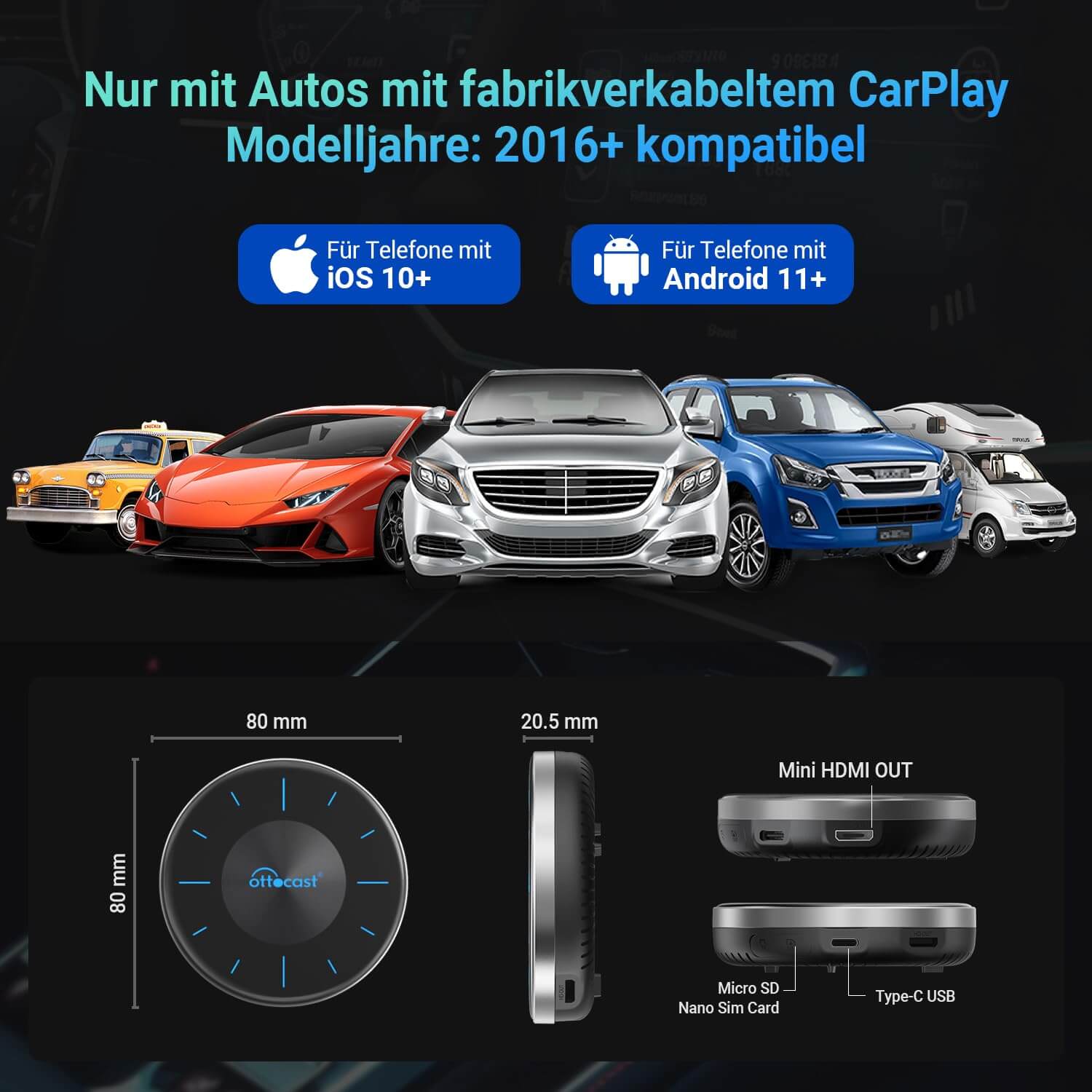 OttoAibox P3 CarPlay AI Box 