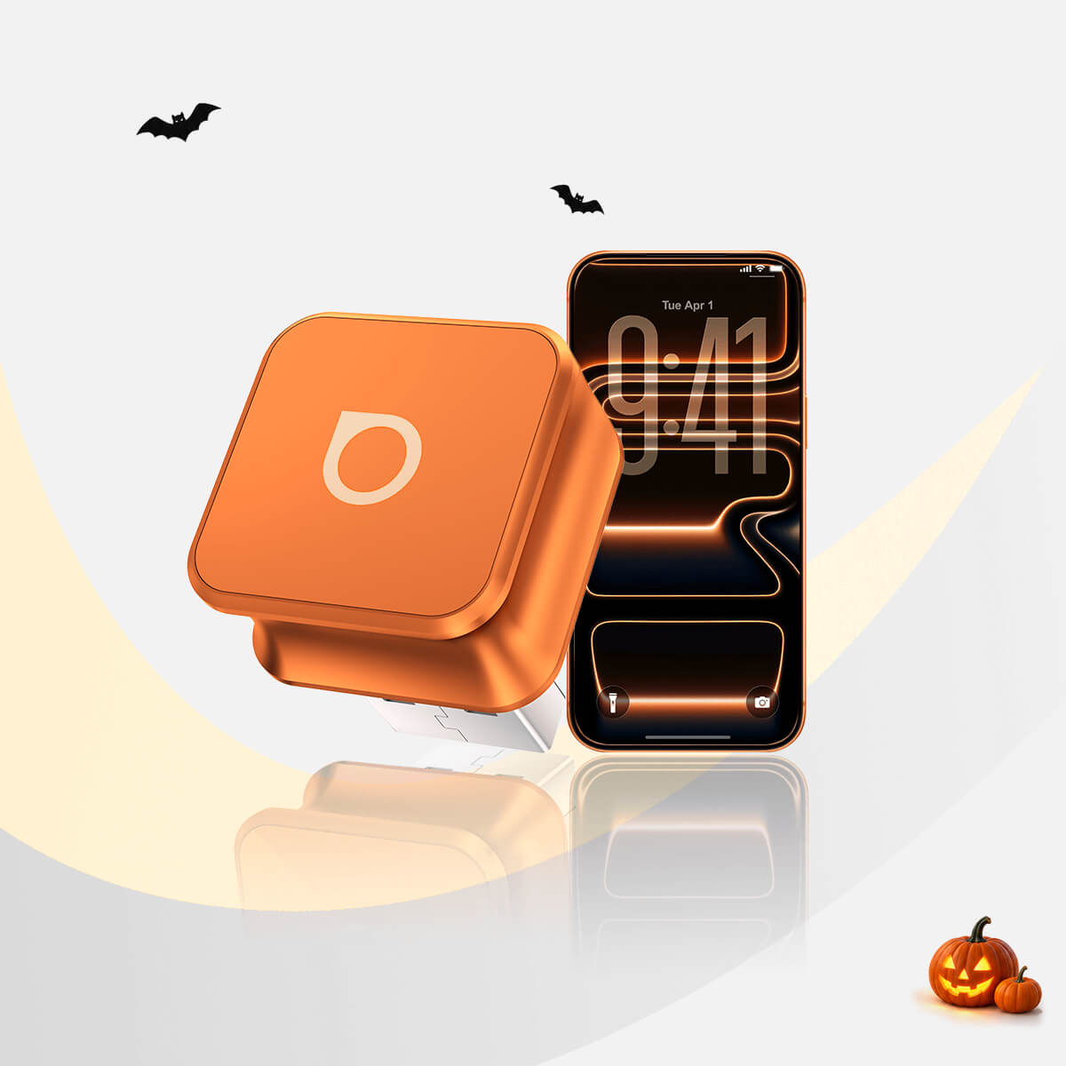 OTTOCAST®Mini cube 3.0 Adapter - Cosmic Orange
