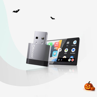 OTTOCAST®Mini NOVA – Adattatore Wireless per CarPlay e Android Auto