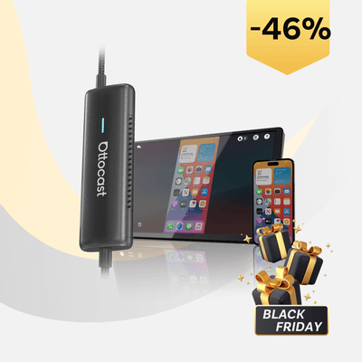 Ottocast® Mirror Touch Adattatore Wireless CarPlay