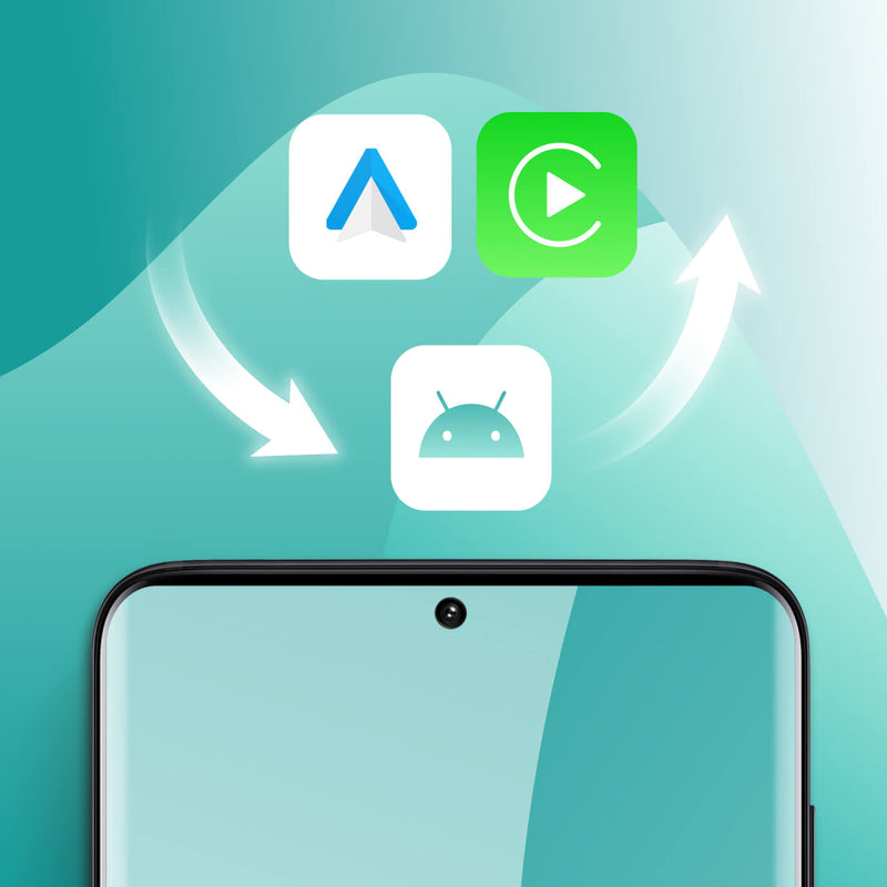 <h4>3. Passa a CarPlay, Android Auto o al sistema Android con un solo tocco</h4>