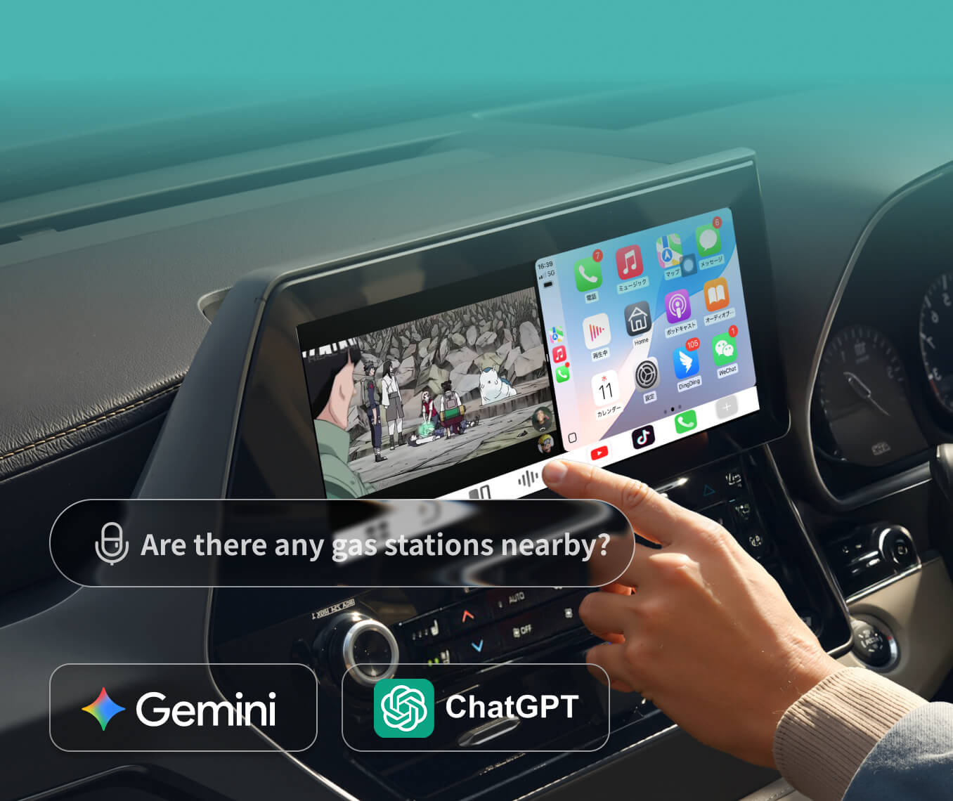 <h3>Assistente vocale intelligente.</h3>