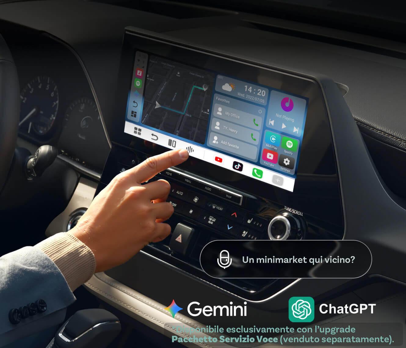 <h3>Assistente vocale intelligente.</h3>