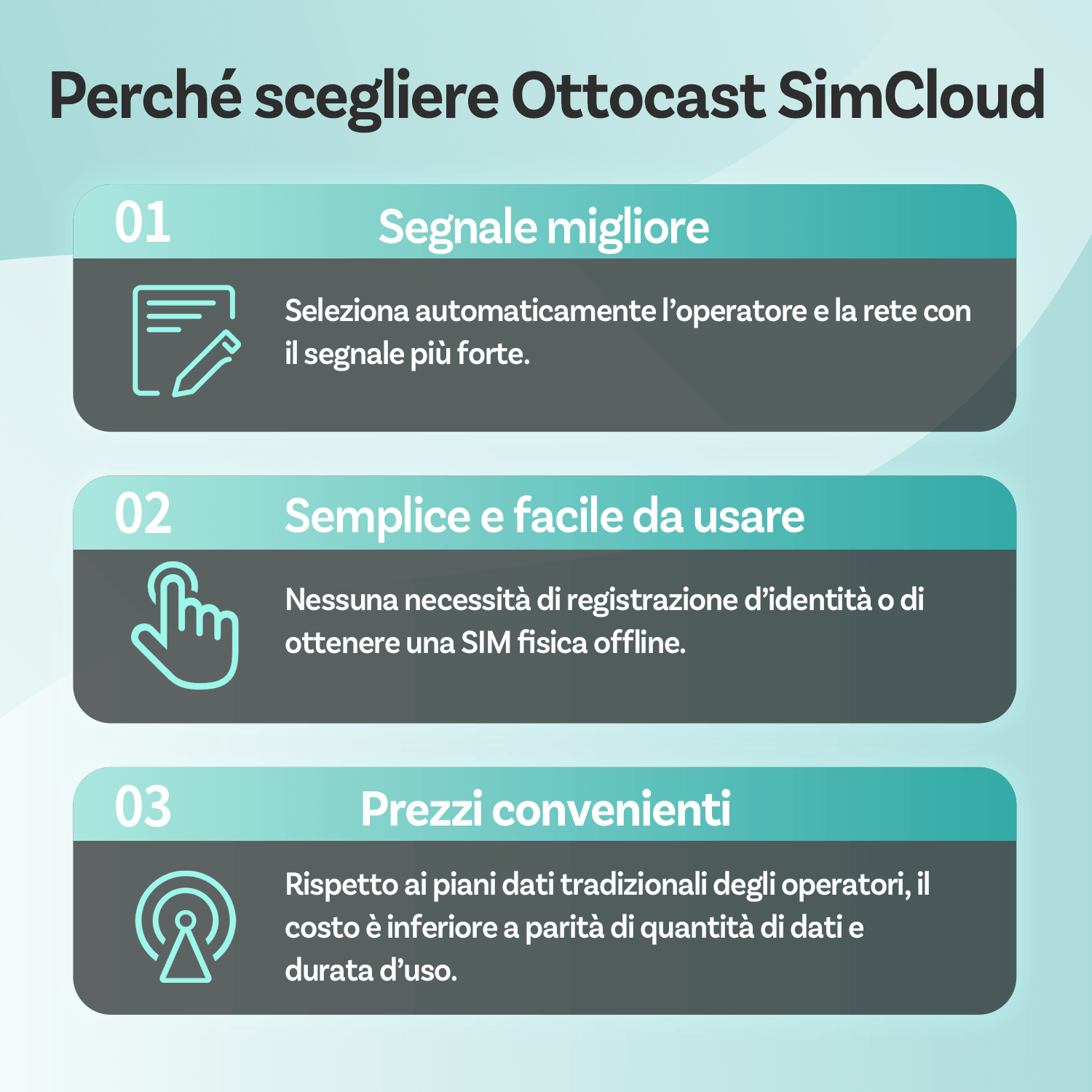 Ottocast CloudSIM - 10GB/30GB/60GB/120GB