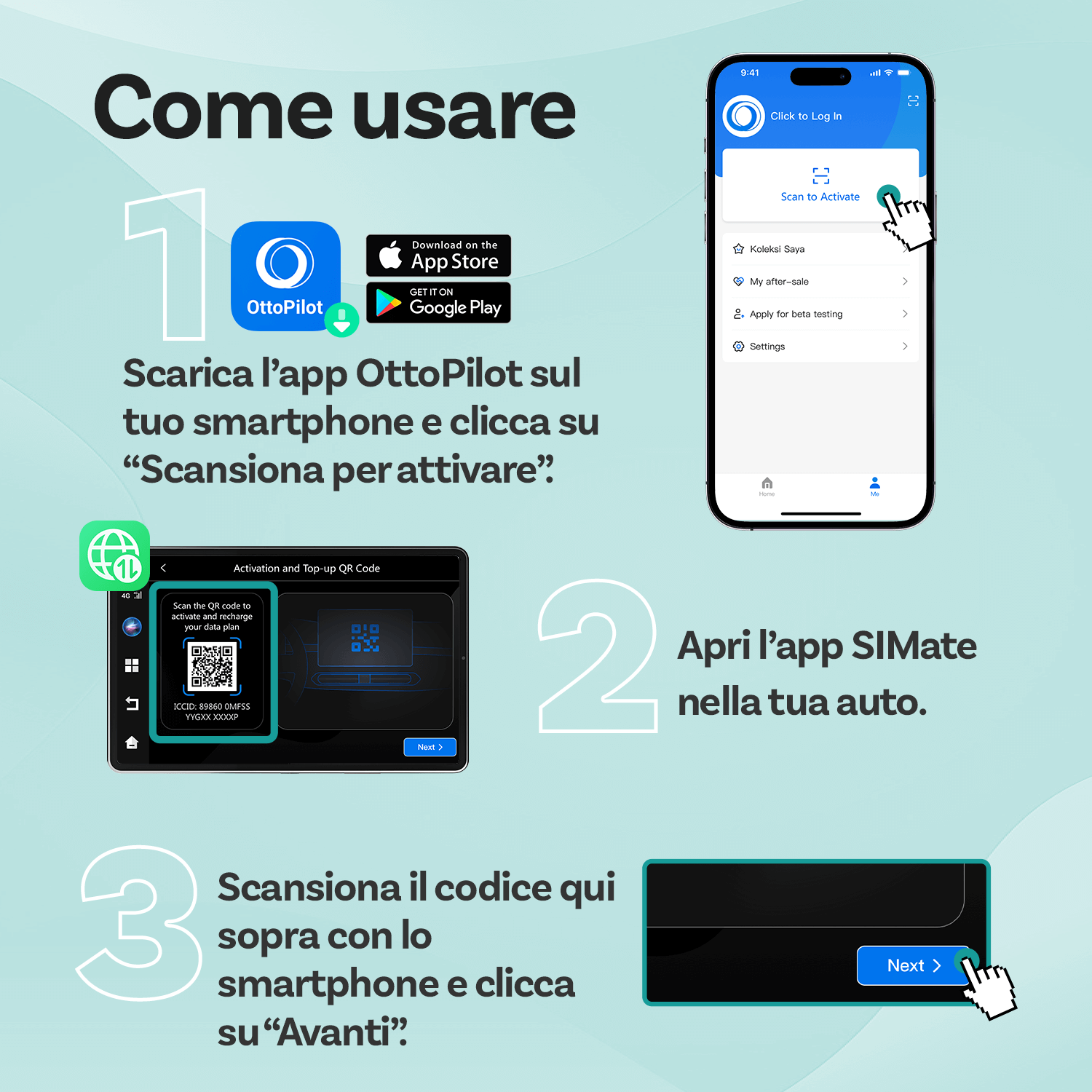 Ottocast CloudSIM - 10GB/30GB/60GB/120GB