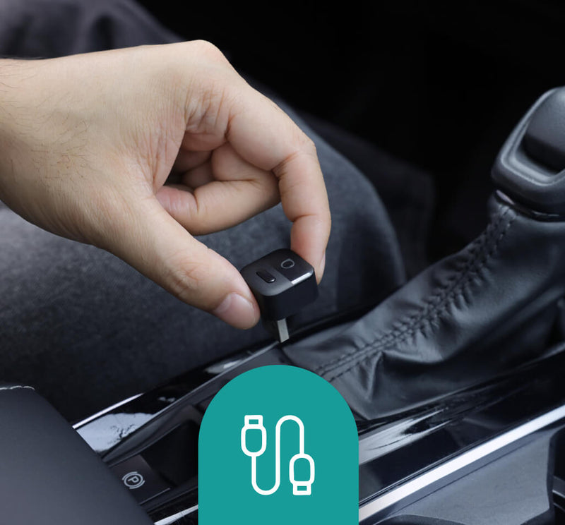 <h4>Collega alla porta USB</h4>