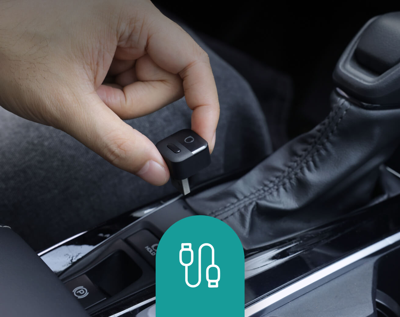 <h4>Collega alla porta USB</h4>