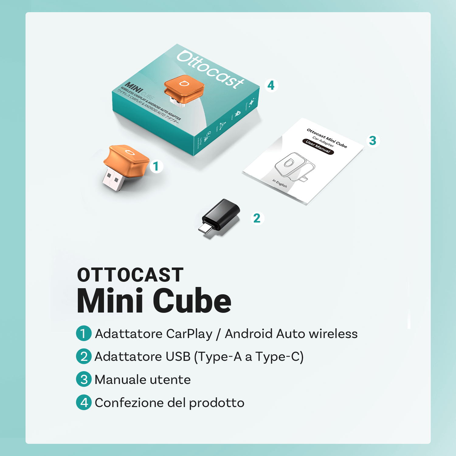 Mini cube 3.0 Adapter - Cosmic Orange