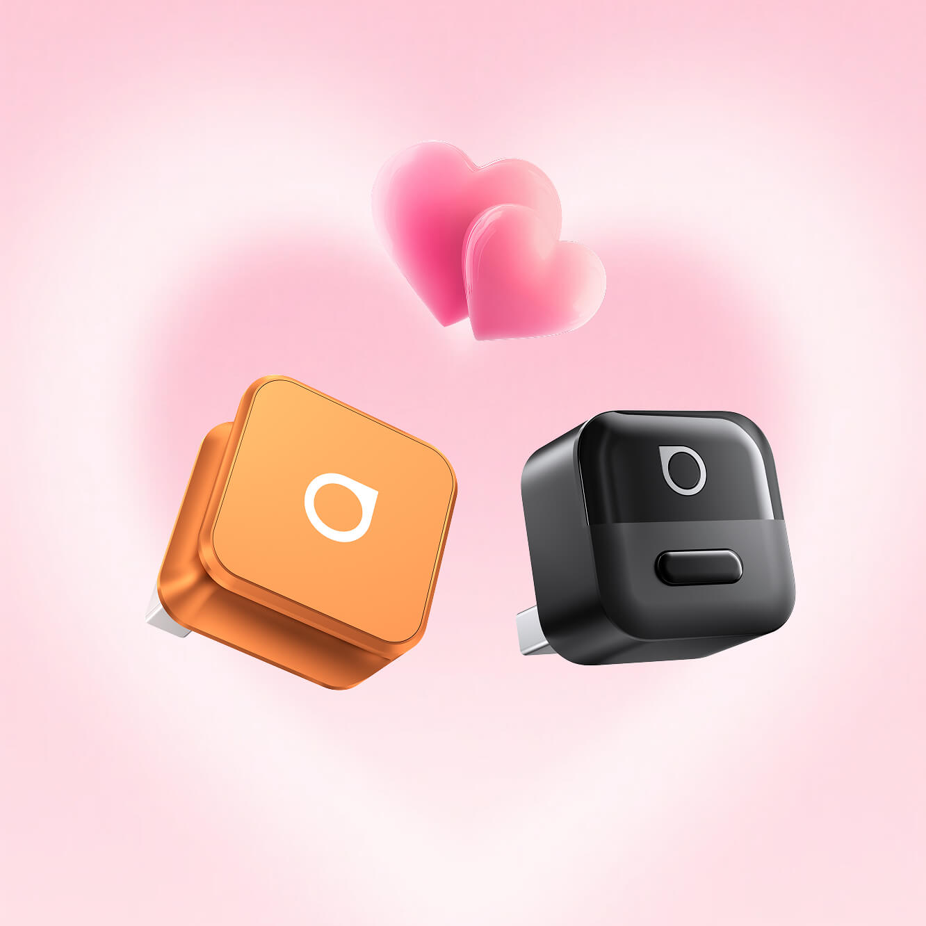 Ottocast mini cube 3.0 Adapter - Cosmic Orange