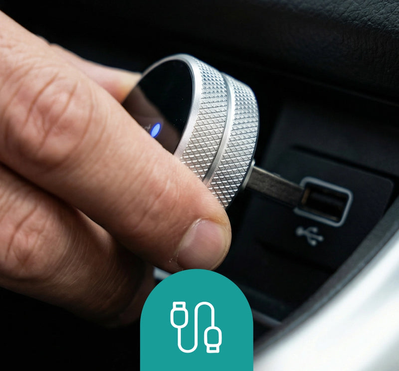 <h4><strong>Collega alla porta USB</strong></h4>