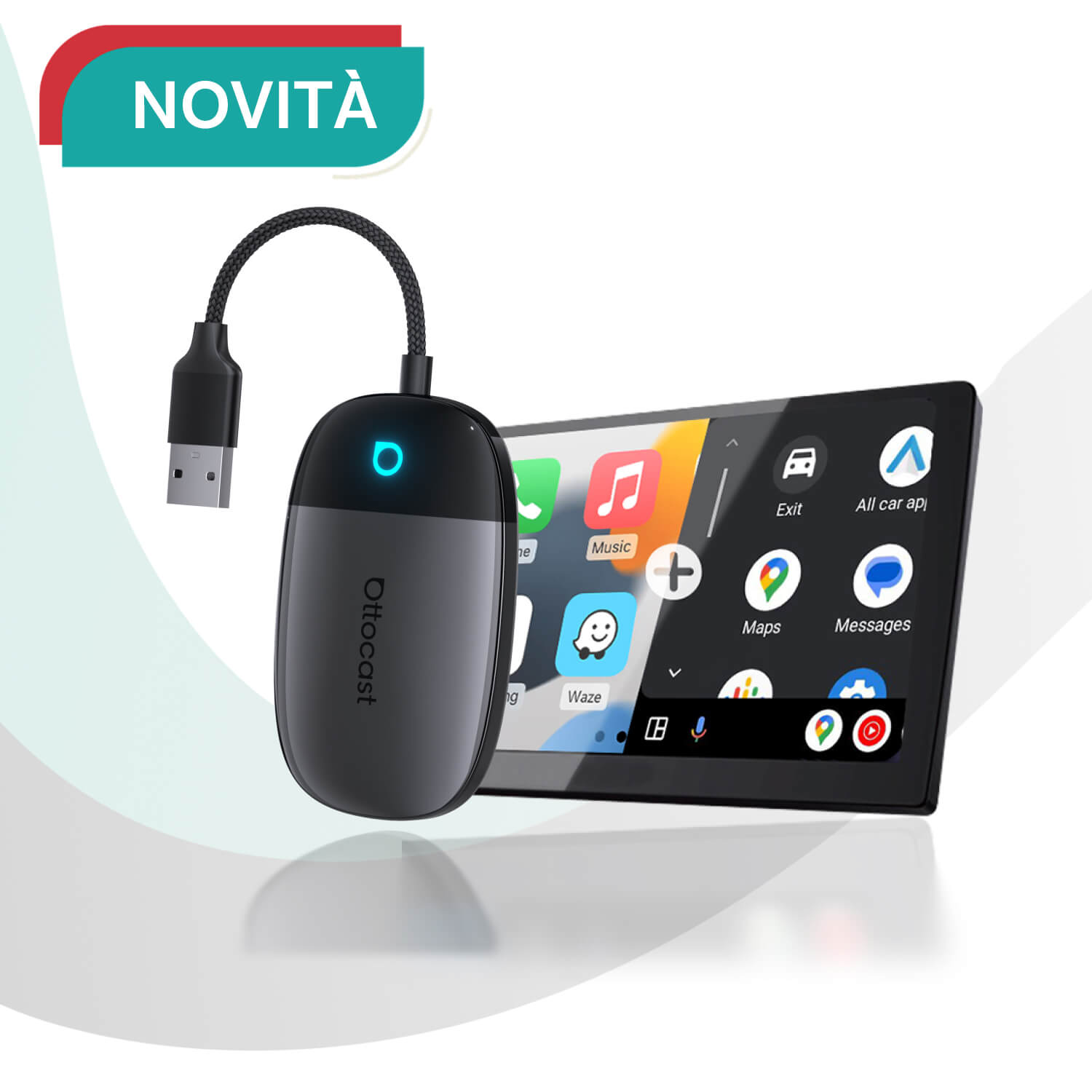 Play2Video X Wireless CarPlay/Android Auto All-in-1 Adapter